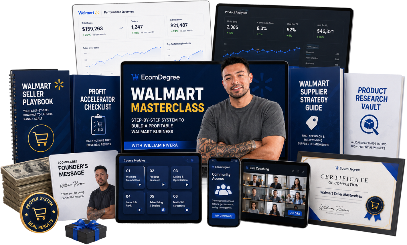 Walmart Masterclass live workshop bundle
